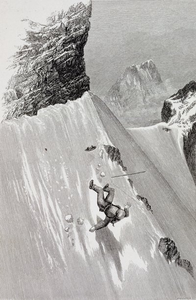 エドワード・ウィンパー著「マッターホルンの登り」の1860年代から80年代まで 作： Edward Whymper